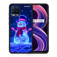 Thumbnail for Christmas Neon Snowman - Realme 8 / 8 Pro θήκη