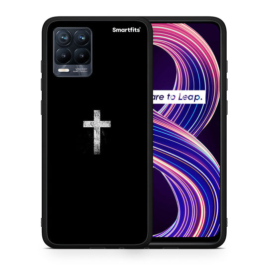 White Cross - Realme 8 / 8 Pro θήκη