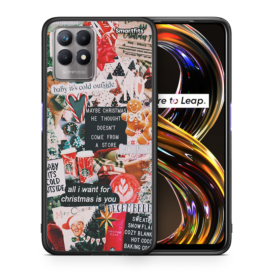 Christmas Happiness - Realme 8i θήκη