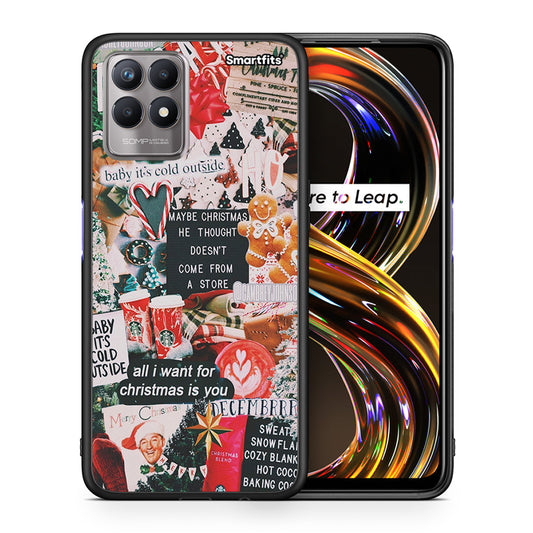 Christmas Happiness - Realme 8i θήκη