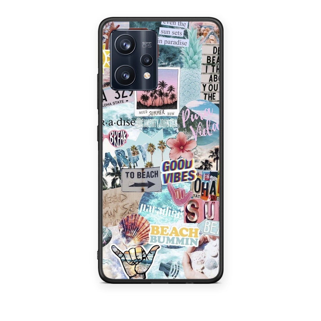 Θήκη Realme 9 / 9 Pro+ 5G Summer Vibes από τη Smartfits με σχέδιο στο πίσω μέρος και μαύρο περίβλημα | Realme 9 / 9 Pro+ 5G Summer Vibes case with colorful back and black bezels
