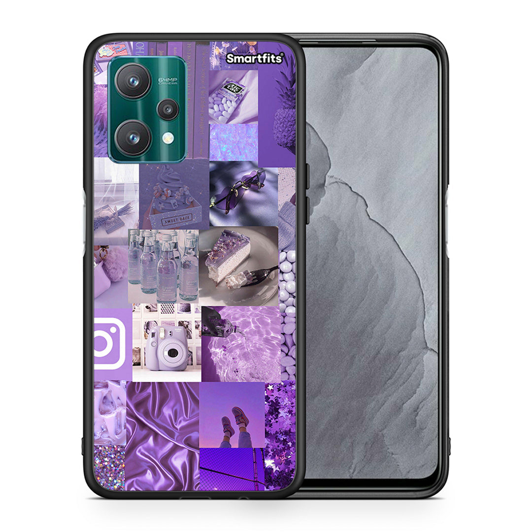 Purple Aesthetic Collage - Realme 9 Pro θήκη