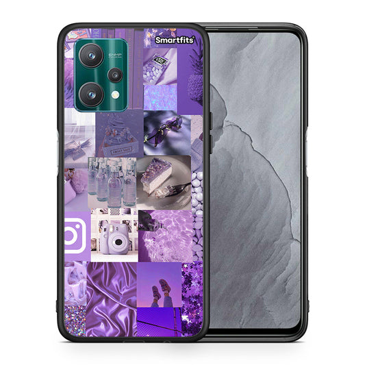 Purple Aesthetic Collage - Realme 9 Pro θήκη