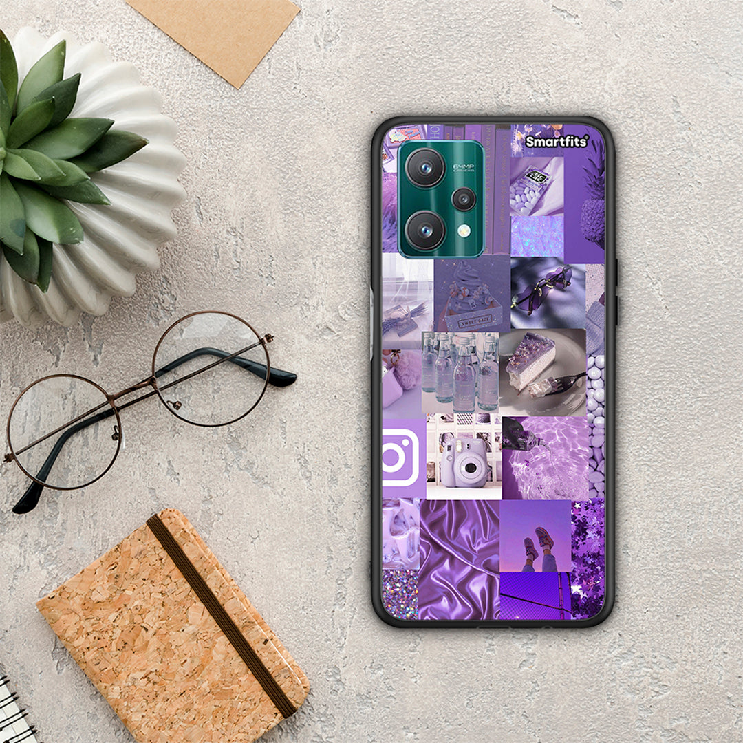 Purple Aesthetic Collage - Realme 9 Pro θήκη