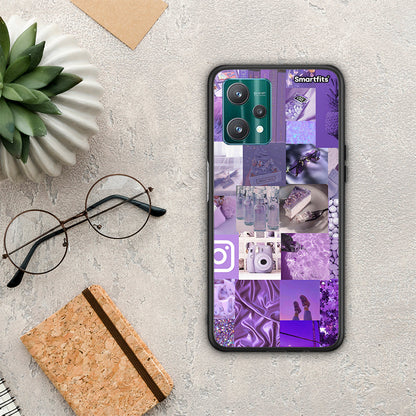 Purple Aesthetic Collage - Realme 9 Pro θήκη
