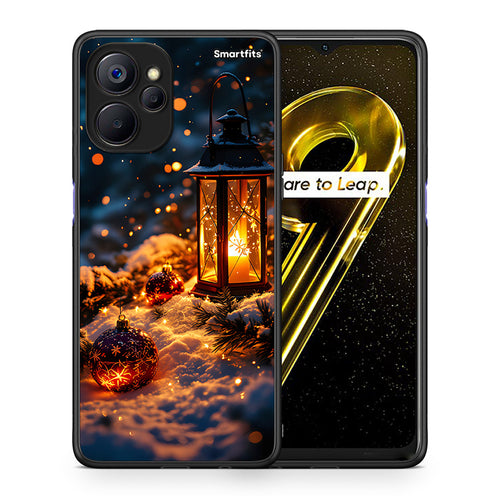 Θήκη Realme 9i 5G Christmas Ornaments από τη Smartfits με σχέδιο στο πίσω μέρος και μαύρο περίβλημα | Realme 9i 5G Christmas Ornaments case with colorful back and black bezels