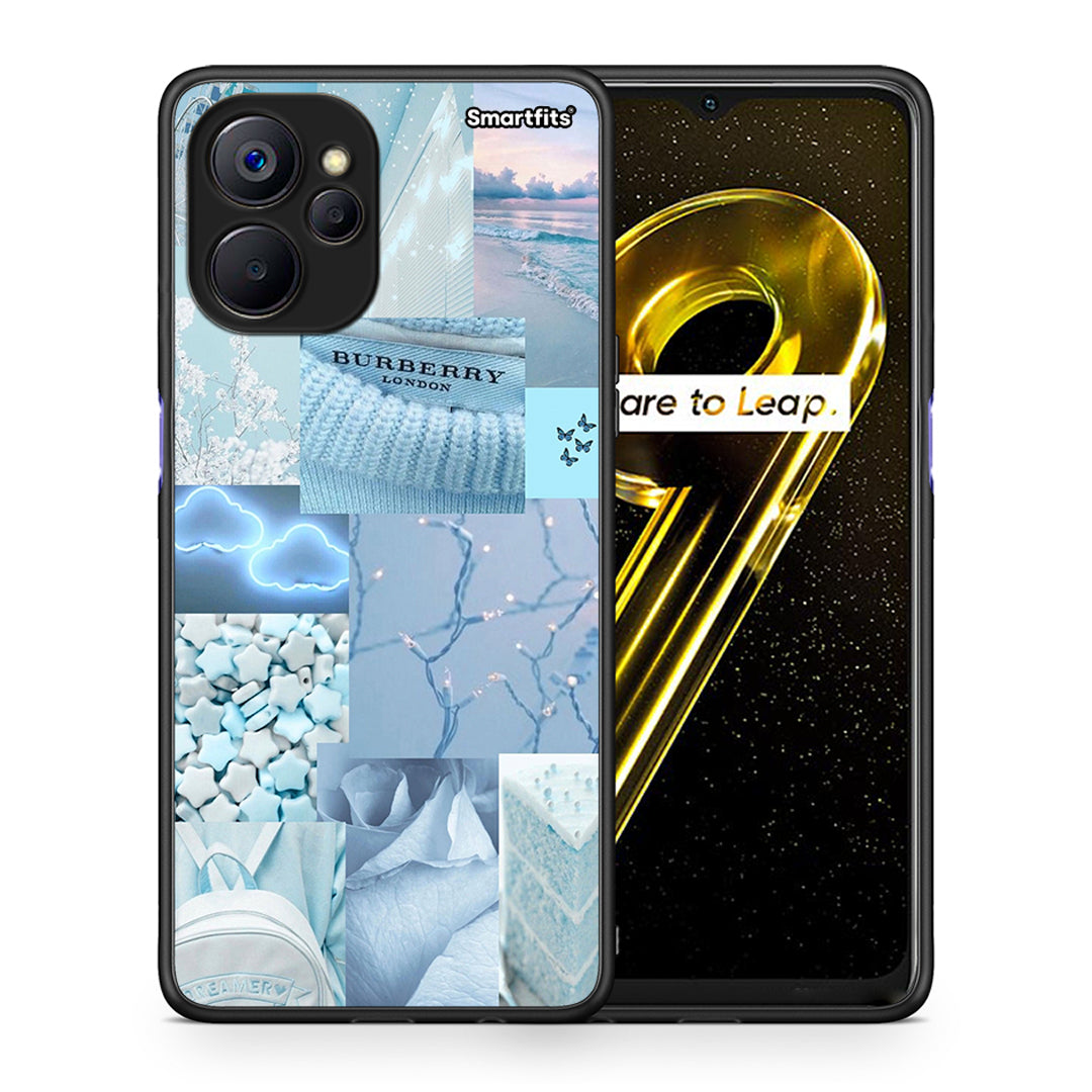 Θήκη Realme 9i 5G Ciel Aesthetic Collage από τη Smartfits με σχέδιο στο πίσω μέρος και μαύρο περίβλημα | Realme 9i 5G Ciel Aesthetic Collage case with colorful back and black bezels