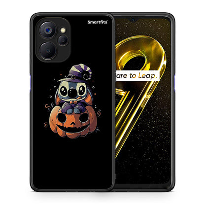 Θήκη Realme 9i 5G Halloween Stitch από τη Smartfits με σχέδιο στο πίσω μέρος και μαύρο περίβλημα | Realme 9i 5G Halloween Stitch case with colorful back and black bezels