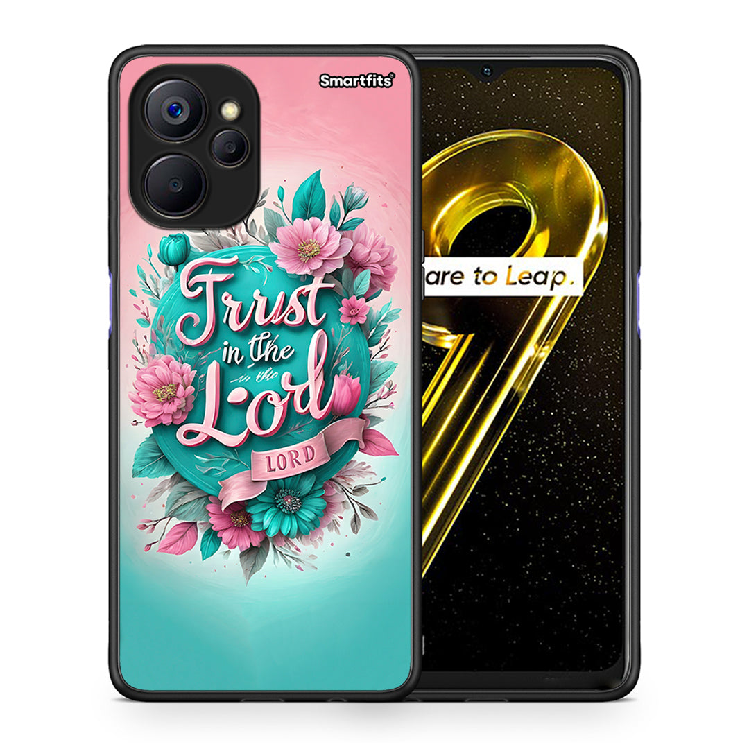 Θήκη Realme 9i 5G Lord Trust από τη Smartfits με σχέδιο στο πίσω μέρος και μαύρο περίβλημα | Realme 9i 5G Lord Trust case with colorful back and black bezels