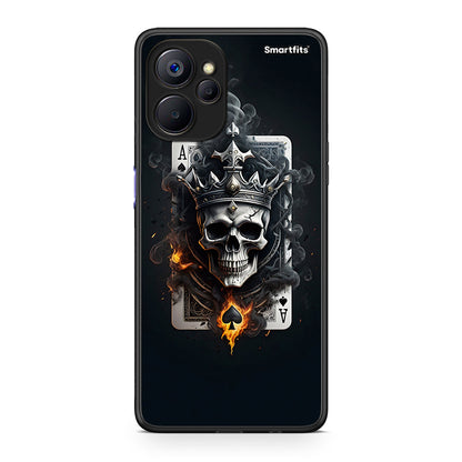 Realme 9i 5G Skull King Ace θήκη από τη Smartfits με σχέδιο στο πίσω μέρος και μαύρο περίβλημα | Smartphone case with colorful back and black bezels by Smartfits