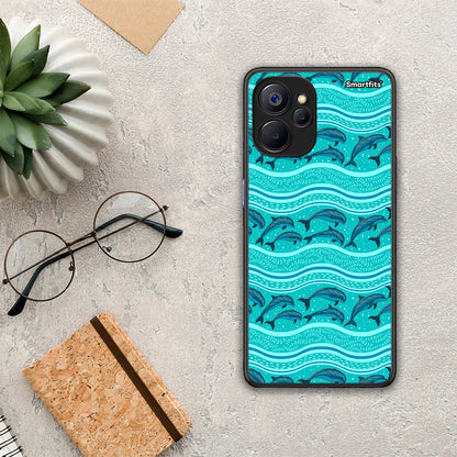 Swimming Dolphins - Realme 9i 5G θήκη