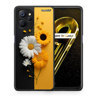 Thumbnail for Θήκη Realme 9i 5G Yellow Daisies από τη Smartfits με σχέδιο στο πίσω μέρος και μαύρο περίβλημα | Realme 9i 5G Yellow Daisies case with colorful back and black bezels