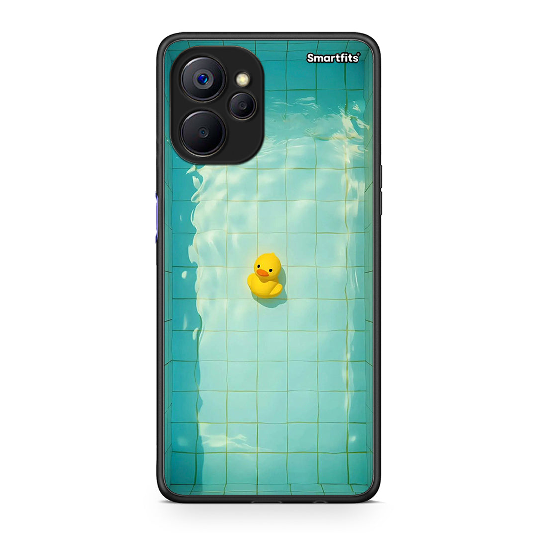 Realme 9i 5G Yellow Duck θήκη από τη Smartfits με σχέδιο στο πίσω μέρος και μαύρο περίβλημα | Smartphone case with colorful back and black bezels by Smartfits