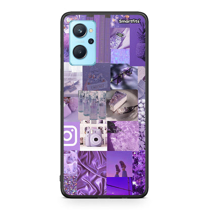 Purple Aesthetic Collage - Realme 9i θήκη