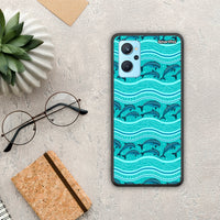 Thumbnail for Swimming Dolphins - Oppo A96 θήκη