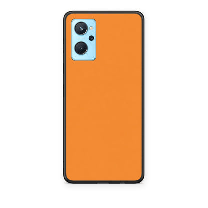 Θήκη Realme 9i Tangerine Orange από τη Smartfits με σχέδιο στο πίσω μέρος και μαύρο περίβλημα | Realme 9i Tangerine Orange case with colorful back and black bezels