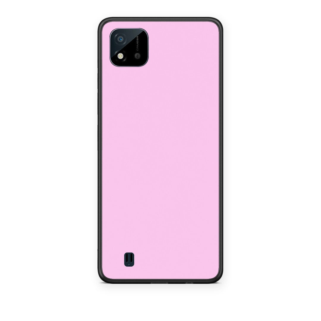 Θήκη Realme C11 2021 / C20 Cotton Candy Pink από τη Smartfits με σχέδιο στο πίσω μέρος και μαύρο περίβλημα | Realme C11 2021 / C20 Cotton Candy Pink case with colorful back and black bezels