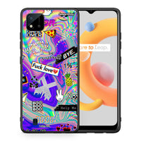 Thumbnail for Θήκη Realme C11 2021 Game Over από τη Smartfits με σχέδιο στο πίσω μέρος και μαύρο περίβλημα | Realme C11 2021 Game Over case with colorful back and black bezels