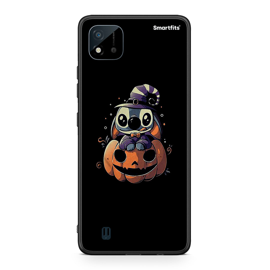 Realme C11 2021 Halloween Stitch θήκη από τη Smartfits με σχέδιο στο πίσω μέρος και μαύρο περίβλημα | Smartphone case with colorful back and black bezels by Smartfits