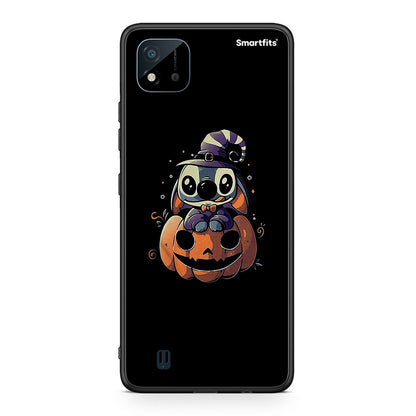 Realme C11 2021 Halloween Stitch θήκη από τη Smartfits με σχέδιο στο πίσω μέρος και μαύρο περίβλημα | Smartphone case with colorful back and black bezels by Smartfits