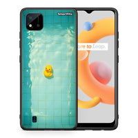 Thumbnail for Θήκη Realme C11 2021 Yellow Duck από τη Smartfits με σχέδιο στο πίσω μέρος και μαύρο περίβλημα | Realme C11 2021 Yellow Duck case with colorful back and black bezels