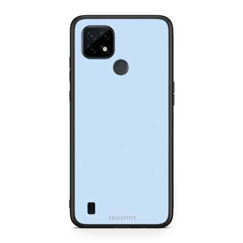 Θήκη Realme C21 Powder Blue από τη Smartfits με σχέδιο στο πίσω μέρος και μαύρο περίβλημα | Realme C21 Powder Blue case with colorful back and black bezels