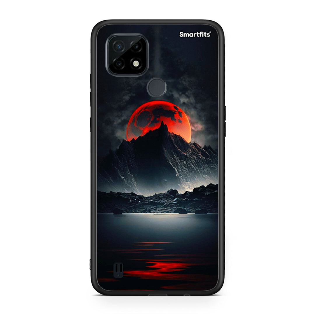 Red Full Moon - Realme C21 θήκη
