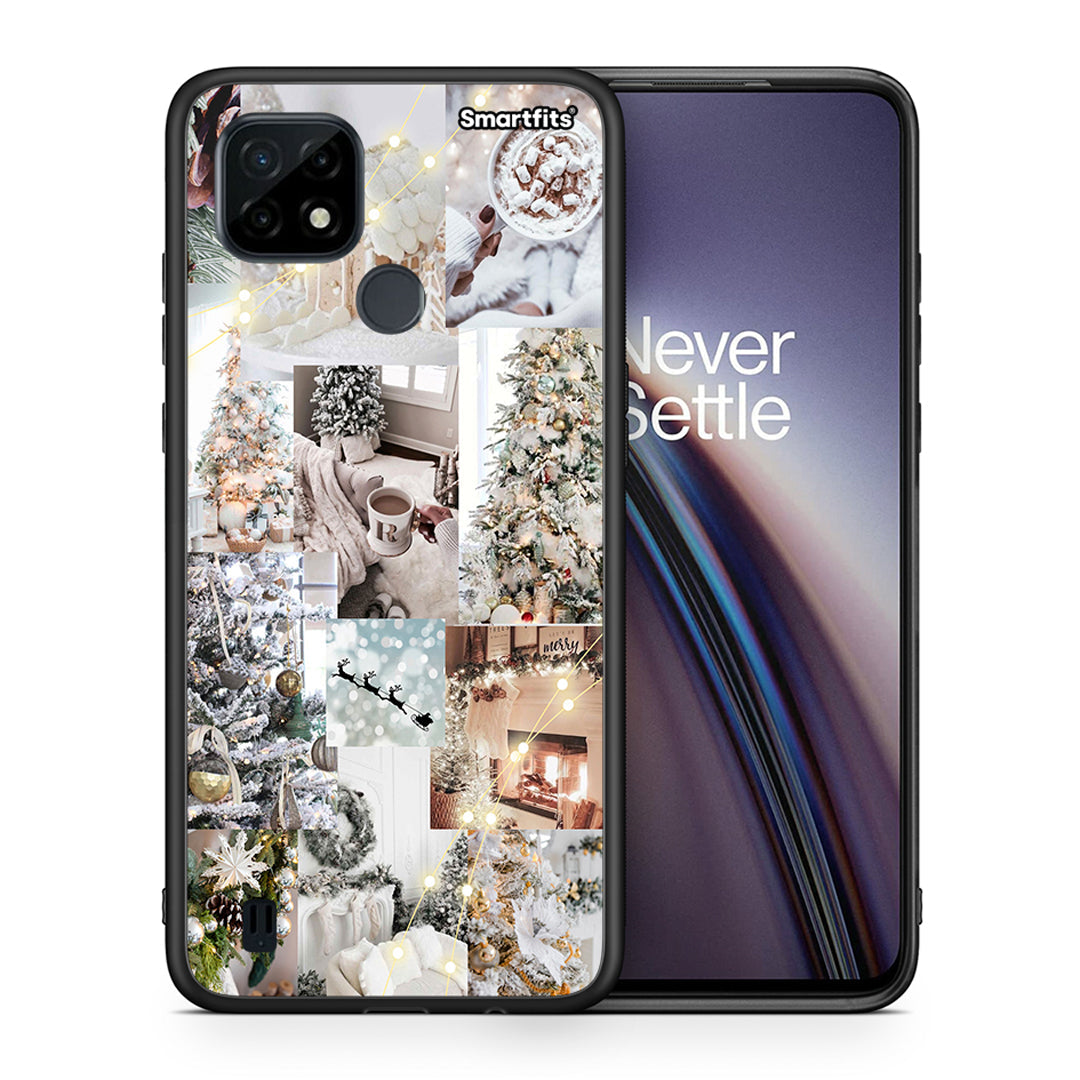 White Christmas - Realme C21 θήκη