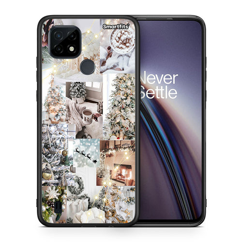 White Christmas - Realme C21 θήκη