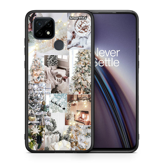 White Christmas - Realme C21 θήκη