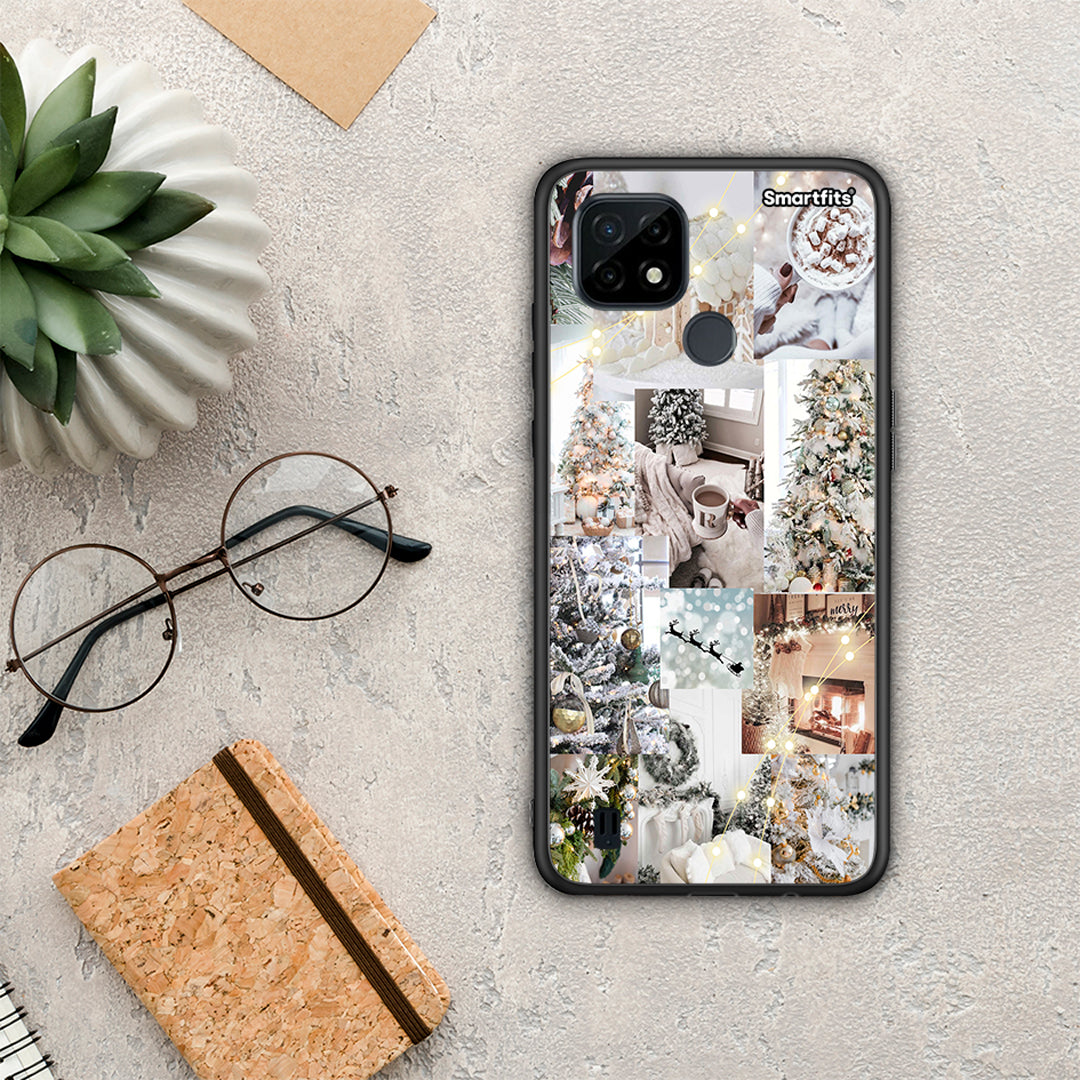 White Christmas - Realme C21 θήκη