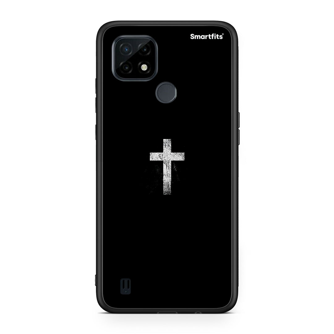 White Cross - Realme C21 θήκη