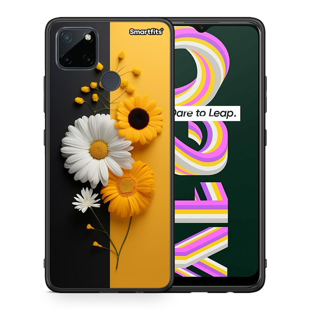 Yellow Daisies - Realme C21Y / C25Y / 7i (Global) θήκη