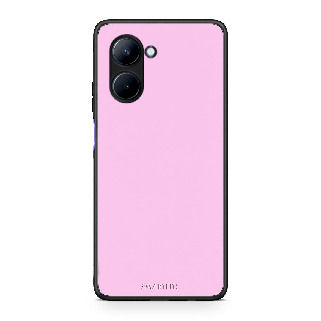Θήκη Realme C33 Cotton Candy Pink από τη Smartfits με σχέδιο στο πίσω μέρος και μαύρο περίβλημα | Realme C33 Cotton Candy Pink case with colorful back and black bezels