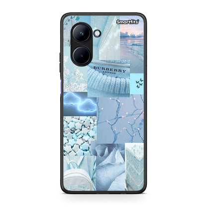 Θήκη Realme C33 Ciel Aesthetic Collage από τη Smartfits με σχέδιο στο πίσω μέρος και μαύρο περίβλημα | Realme C33 Ciel Aesthetic Collage Case with Colorful Back and Black Bezels