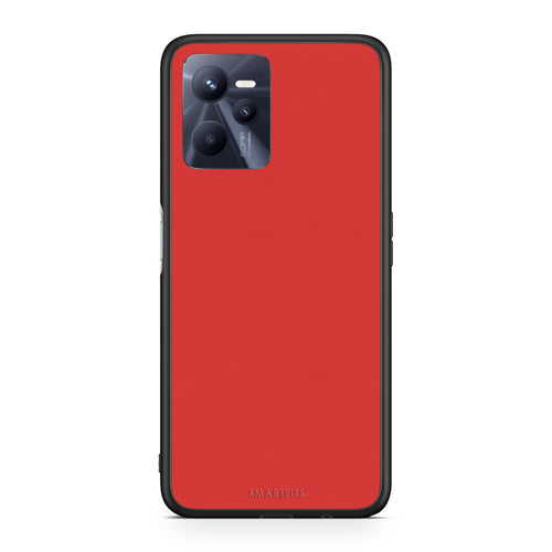 Θήκη Realme C35 / Narzo 50A Prime Poppy Red από τη Smartfits με σχέδιο στο πίσω μέρος και μαύρο περίβλημα | Realme C35 / Narzo 50A Prime Poppy Red case with colorful back and black bezels