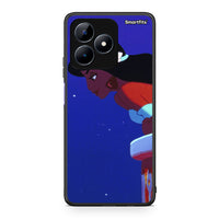 Thumbnail for Realme C51 Alladin And Jasmine Love 2 θήκη από τη Smartfits με σχέδιο στο πίσω μέρος και μαύρο περίβλημα | Smartphone case with colorful back and black bezels by Smartfits