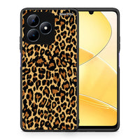 Thumbnail for Θήκη Realme C51 Leopard Animal από τη Smartfits με σχέδιο στο πίσω μέρος και μαύρο περίβλημα | Realme C51 Leopard Animal case with colorful back and black bezels