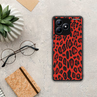 Thumbnail for Animal Red Leopard - Realme Note 50 θήκη