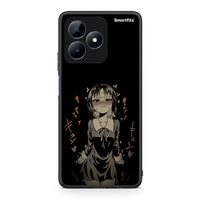 Thumbnail for Realme C51 Anime Girl θήκη από τη Smartfits με σχέδιο στο πίσω μέρος και μαύρο περίβλημα | Smartphone case with colorful back and black bezels by Smartfits