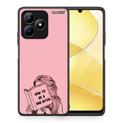 Θήκη Realme C51 Bad Bitch από τη Smartfits με σχέδιο στο πίσω μέρος και μαύρο περίβλημα | Realme C51 Bad Bitch case with colorful back and black bezels