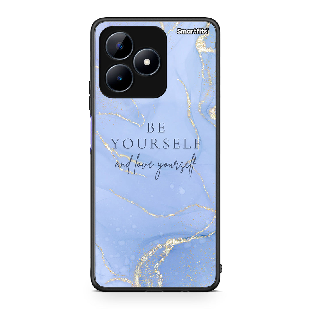 Realme Note 50 Be Yourself θήκη από τη Smartfits με σχέδιο στο πίσω μέρος και μαύρο περίβλημα | Smartphone case with colorful back and black bezels by Smartfits