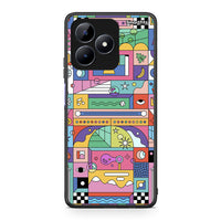Thumbnail for Realme C51 Bubbles Soap θήκη από τη Smartfits με σχέδιο στο πίσω μέρος και μαύρο περίβλημα | Smartphone case with colorful back and black bezels by Smartfits