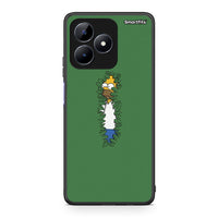 Thumbnail for Realme C51 Bush Man Θήκη Αγίου Βαλεντίνου από τη Smartfits με σχέδιο στο πίσω μέρος και μαύρο περίβλημα | Smartphone case with colorful back and black bezels by Smartfits