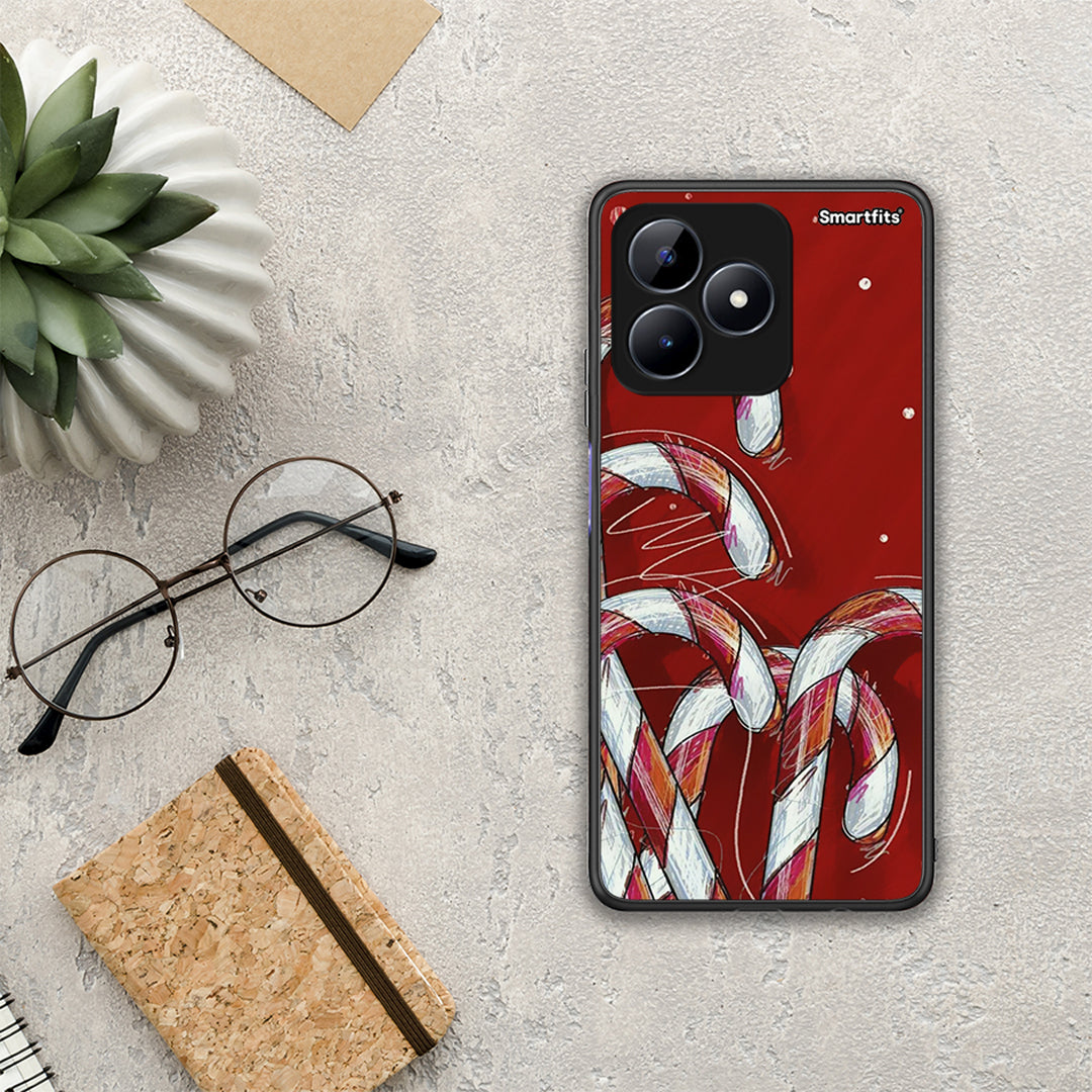 Candy Cane - Realme Note 50 θήκη