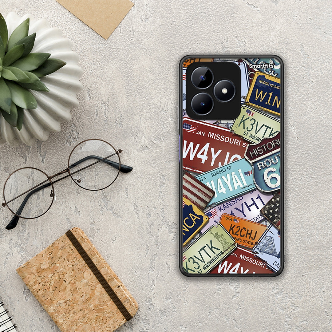 Car Plates - Realme C51 θήκη