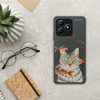 Thumbnail for Cat Goldfish - Realme Note 50 θήκη