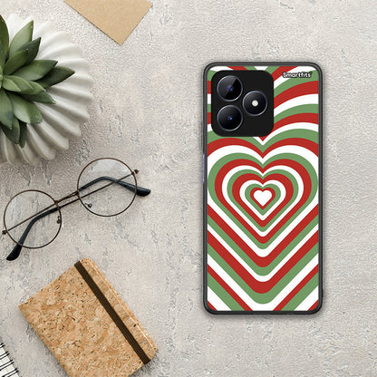 Christmas Hearts - Realme C51 θήκη