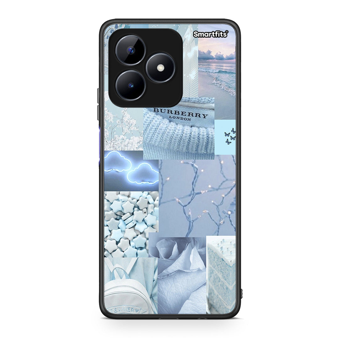 Realme Note 50 Ciel Aesthetic Collage θήκη από τη Smartfits με σχέδιο στο πίσω μέρος και μαύρο περίβλημα | Smartphone case with colorful back and black bezels by Smartfits