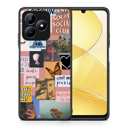 Collage Bitchin - Realme C51 θήκη